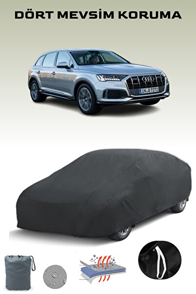 Breen أسود، AUDI SQ7 TDI 2019 - 2021، مشمع السيارة، غطاء السيارة، خيمة السيارة