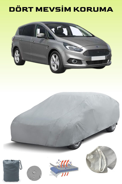 Breen مشمع سيارات متوافق مع Ford S-MAX - خيمة سيارة مقاومة للماء والشمس