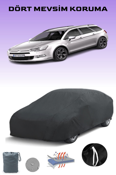 Breen أسود، CITROEN C5 CROSSTOURER 2014 - 2021، مشمع السيارة، غطاء السيارة، خ...