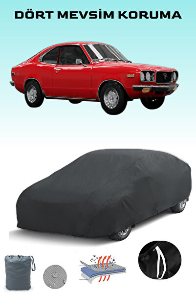 Breen أسود، مازدا RX-3 كوبيه، مشمع السيارة، غطاء السيارة، خيمة السيارة