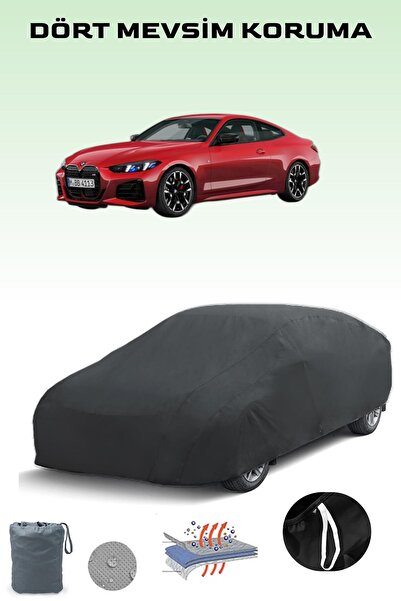 Breen أسود، BMW 4 SERIES COUPE 2018 - 2021، مشمع السيارة، غطاء السيارة، خيمة ...