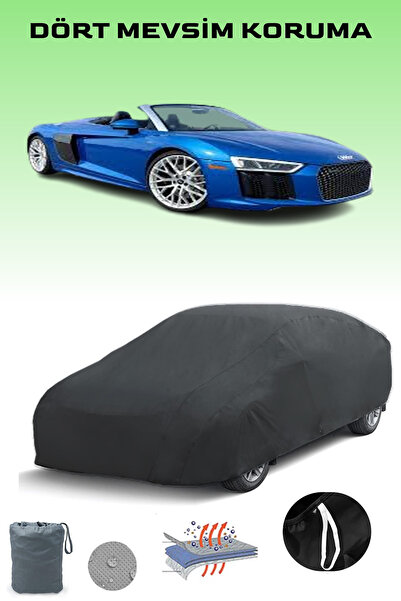 Breen أسود، AUDI R8 V10 SPYDER PLUS 2017 - 2021، مشمع السيارة، غطاء السيارة، ...