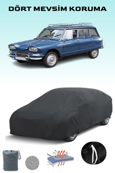 Breen أسود, CITROEN AMI 6 BREAK, قماش مشمع للسيارة, غطاء سيارة, خيمة سيارة