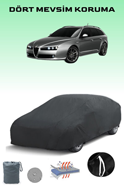 Breen أسود، ألفا روميو 159 سبورتواجون، مشمع السيارة، غطاء السيارة، خيمة السيارة