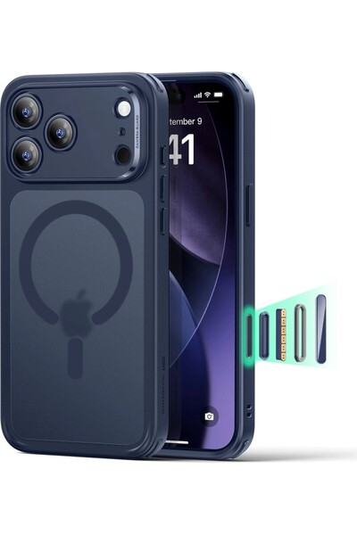 ESR Apple iPhone 17 Pro Classic Hybrid Kamera Kontrol Koruma Butonlu Magsafe ...