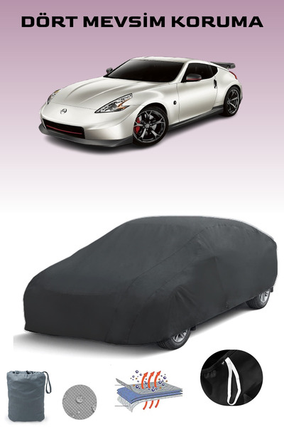 Breen Black, Nissan 370Z Nismo 2013 - 2014, Car Tarpaulin, Auto Cover, Car Tent