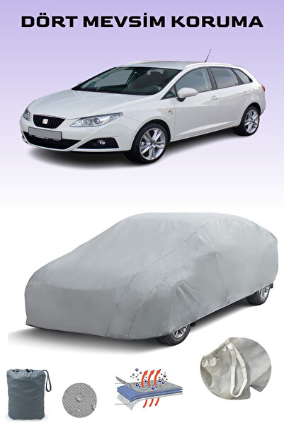 Breen غطاء سيارة رمادي لسيارة سيات إيبيزا 4 أبواب، غطاء سيارة، خيمة سيارة