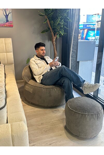 PUFYMAX Cozy Tv koltuğu,Ayakuçlu Puf,dinlenme koltuğu,uzanma koltuğu,çok amaç...