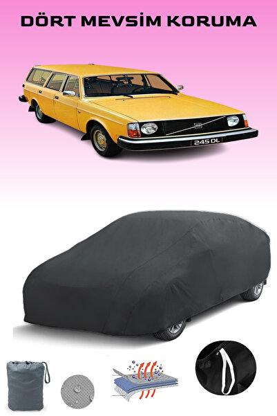 Breen أسود، VOLVO 245 1975 - 1990، مشمع السيارة، غطاء السيارة، خيمة السيارة