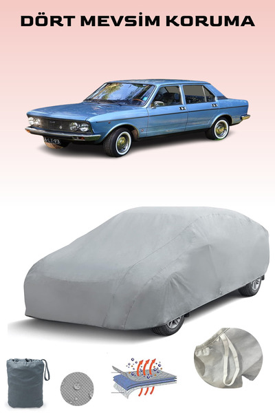 Breen مشمع سيارات متوافق مع فيات 132، مشمع سيارات، خيمة سيارة، مقاوم للماء وا...