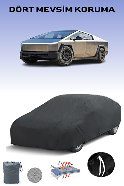 Breen Black, TESLA CYBERTRUCK, Car Canvas, Car Cover, Car Tent