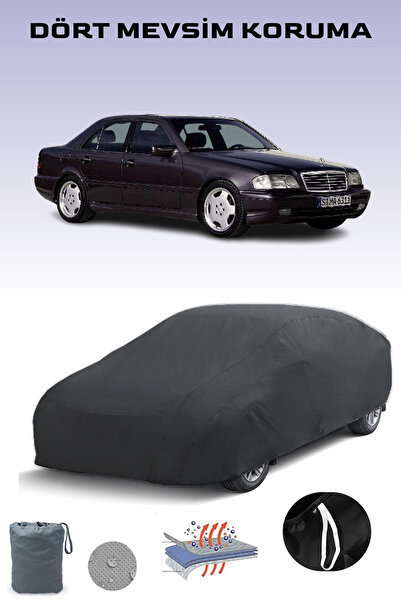 Breen Black, Mercedes C 43 Amg (W202) 1997 - 2000, Car Tarpaulin, Auto Cover,...