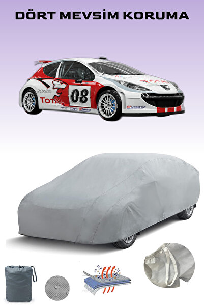 Breen بيجو 207 سوبر 2000 - مشمع سيارة وخيمة متوافقة، مقاوم للماء والشمس