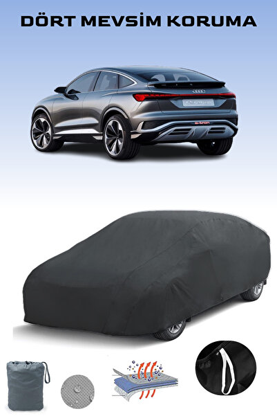 Breen أسود، AUDI Q4 SPORTBACK E-TRON، مشمع السيارة، غطاء السيارة، خيمة السيارة