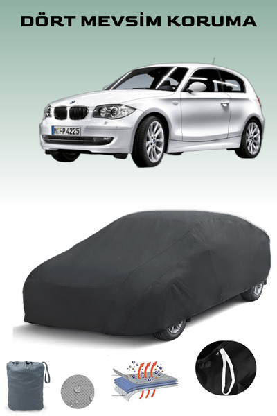 Breen أسود، BMW 1 SERIES HATCHBACK 3DR، مشمع السيارة، غطاء السيارة، خيمة السيارة