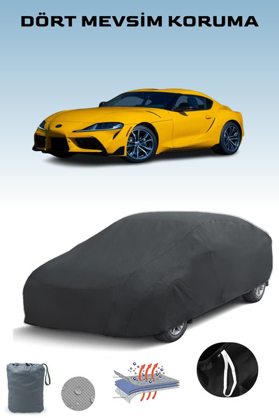 Breen أسود، TOYOTA SUPRA 2019 - 2021، مشمع السيارة، غطاء السيارة، خيمة السيارة