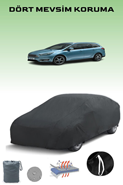 Breen أسود، FOCUS ESTATE 2014 - 2018، مشمع السيارة، غطاء السيارة، خيمة السيارة