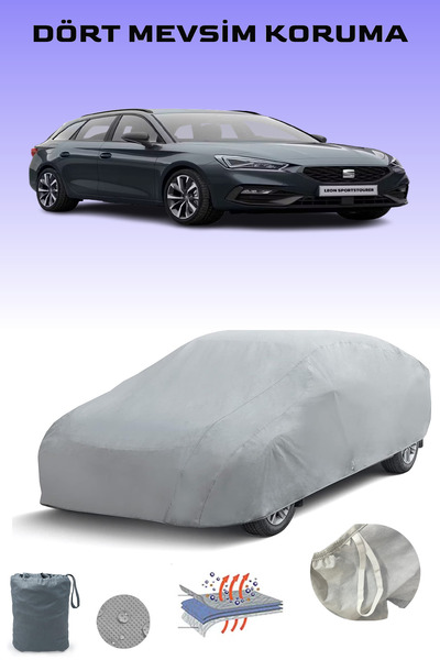 Breen سيات ليون 4 سبورتستورر - مشمع تلقائي متوافق، خيمة سيارة مقاومة للماء والشمس