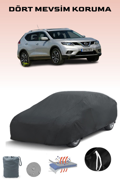 Breen Black, Nissan X-Trail 2014 - 2017, Car Tarpaulin, Auto Cover, Car Tent