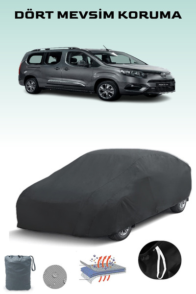 Breen Black, Toyota Proace City Verso Swb, Car Tarpaulin, Auto Cover, Car Tent