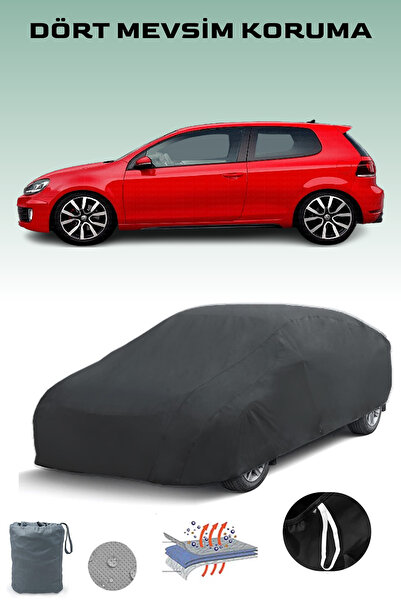 Breen أسود، VOLKSWAGEN GOLF GTI 3 أبواب 2008 - 2013، مشمع السيارة، غطاء السيا...