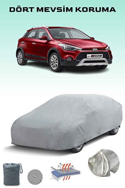 Breen غطاء سيارة رمادي لهيونداي I20 2 أكتيف، غطاء سيارة، خيمة سيارة
