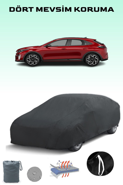 Breen Black, Kia Xceed, Car Tarpaulin, Auto Cover, Car Tent