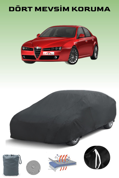Breen أسود، ألفا روميو 159، مشمع السيارة، غطاء السيارة، خيمة السيارة