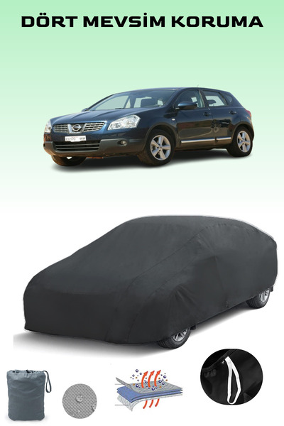 Breen غطاء سيارة نيسان قاشقاي 2 أسود، غطاء سيارة، خيمة سيارة