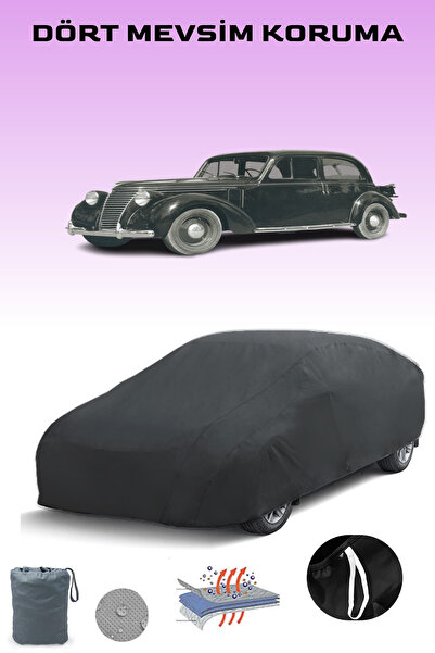 Breen أسود، FIAT 1500 C 1940 - 1943، مشمع السيارة، غطاء السيارة، خيمة السيارة