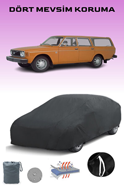 Breen أسود، VOLVO 145 1967 - 1974، مشمع السيارة، غطاء السيارة، خيمة السيارة