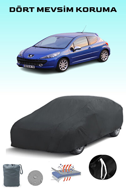 Breen أسود، بيجو 207 - 3 أبواب 2009 - 2012، مشمع السيارة، غطاء السيارة، خيمة ...