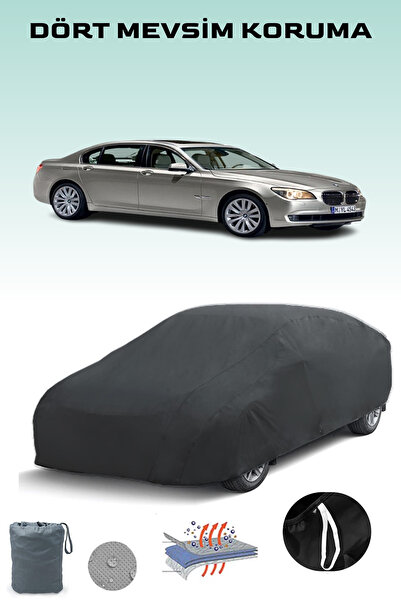 Breen Black, Bmw 7 Series (F01/02) 2008 - 2012, Car Tarpaulin, Auto Cover, Ca...