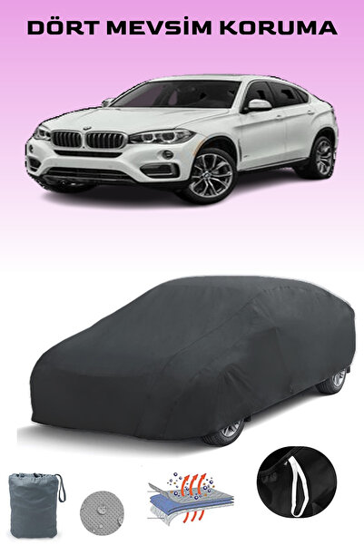 Breen Black, Bmw X6 (F16) 2014 - 2019, Car Tarpaulin, Auto Cover, Car Tent