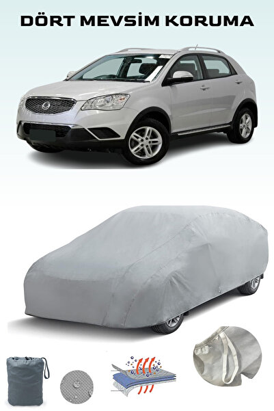 Breen غطاء سيارة رمادي لسيارة سانغ يونغ كوراندو 3، غطاء سيارة، خيمة سيارة