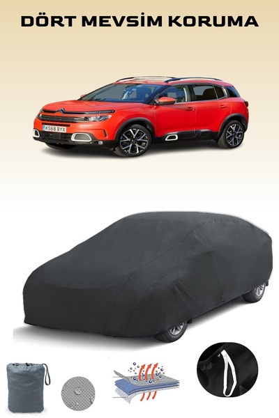 Breen Black, Citroen C5 Aircross 2018 - 2021, Car Tarpaulin, Auto Cover, Car ...