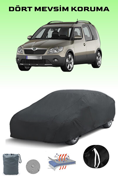Breen أسود، سكودا رومستر، مشمع السيارة، غطاء السيارة، خيمة السيارة