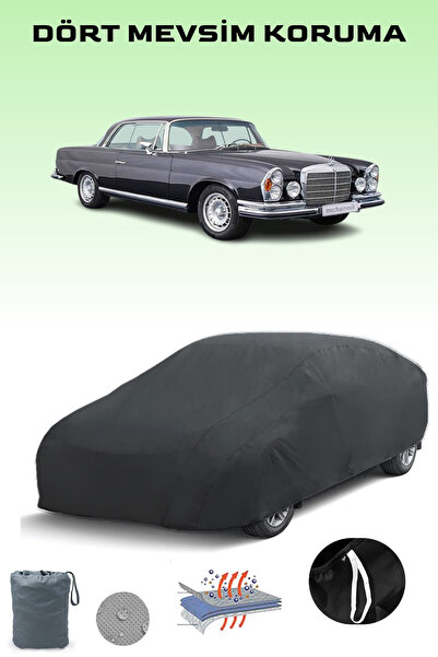 Breen أسود، مرسيدس بنز W111 كوبيه، غطاء سيارة، غطاء سيارة، خيمة سيارة