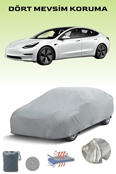 Breen مشمع سيارات متوافق مع طراز Tesla 3، مشمع تلقائي، خيمة سيارة، مقاوم للما...