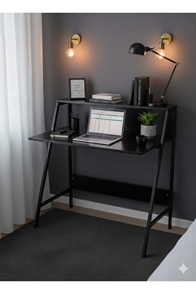 AYZ Piyano Siyah Çalışma Masası Çocuk Masası Oyuncu Masası Mutfak Masası Maky...