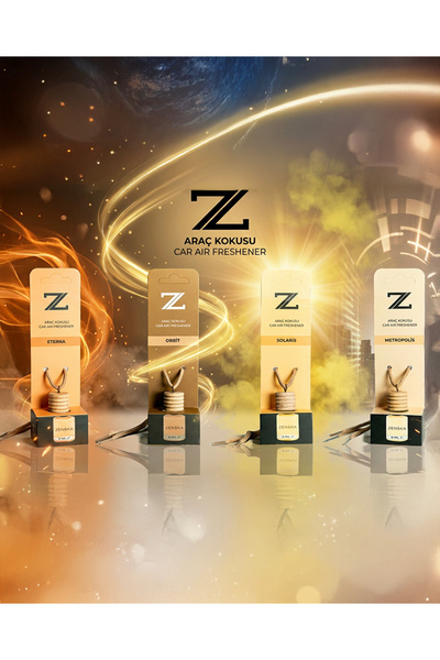 Zenska 4 Farklı Koku Dekoratif Araç Kokusu