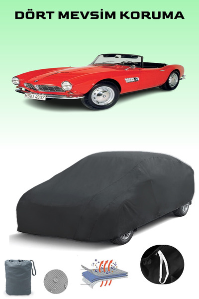 Breen أسود، BMW 507 TS ROADSTER 1955 - 1959، مشمع السيارة، غطاء السيارة، خيمة...