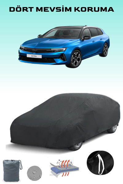 Breen Siyah, OPEL ASTRA L SPORTS TOURER, Araba Brandası, Oto Örtüsü, Araba Çadırı