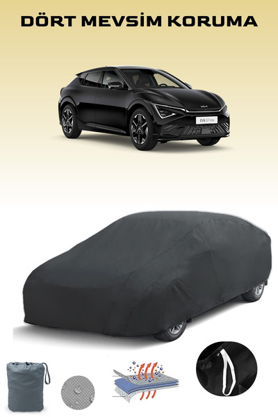 Breen أسود، كيا EV6، مشمع السيارة، غطاء السيارة، خيمة السيارة