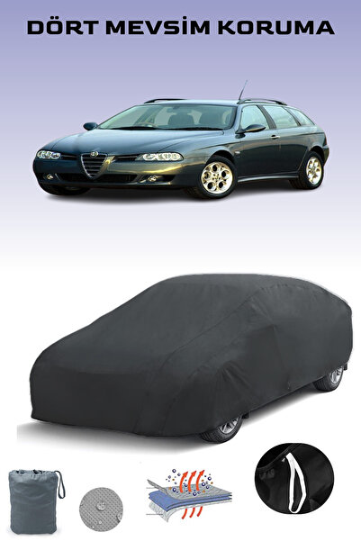 Breen أسود، ألفا روميو 156 سبورتواجون 2003 - 2005، مشمع السيارة، غطاء السيارة، خيمة السيارة