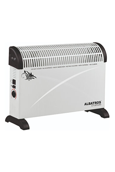ALBATROS Convector electric CT-20TURBO 2000W 3 trepte Alb