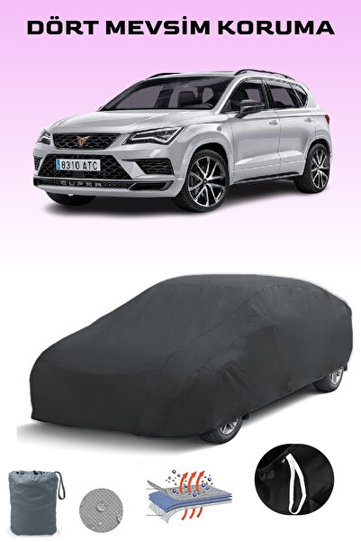 Breen أسود، سيات أتيكا كوبرا 2018 - 2021، مشمع السيارة، غطاء السيارة، خيمة السيارة