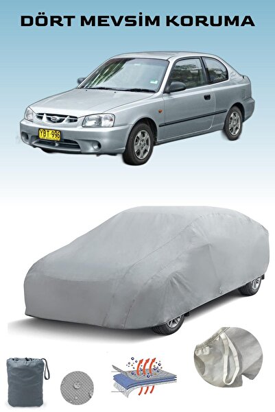Breen Hyundai Accent 2 - مشمع سيارات متوافق مع Hatchback، خيمة أوتوماتيكية مق...
