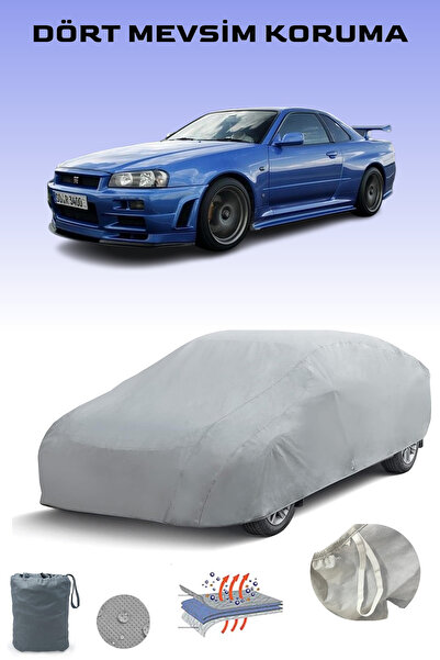 Breen غطاء سيارة نيسان سكايلاين جي تي-آر إكس باللون الرمادي، غطاء سيارة، خيمة...