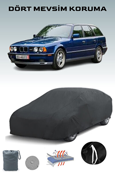 Breen أسود، BMW M5 TOURING (E34) 1992 - 1996، مشمع السيارة، غطاء السيارة، خيم...
